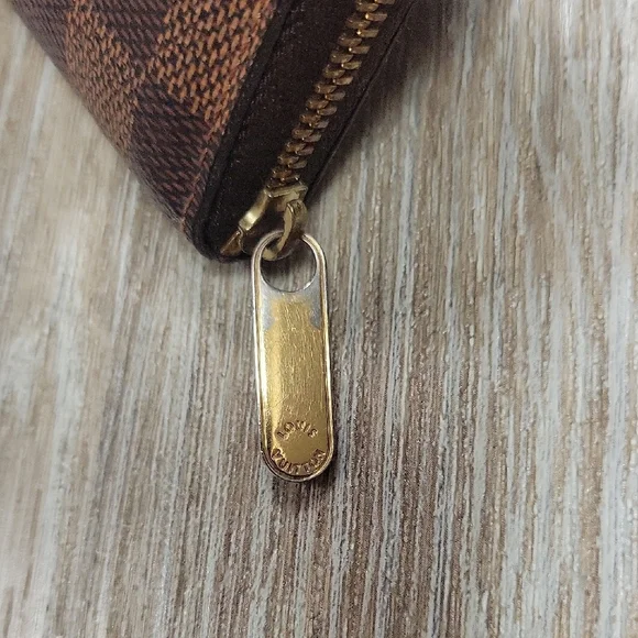 Louis Vuitton Damier Ebene Checkered Zippy Coin Purse - Picture 4 of 11